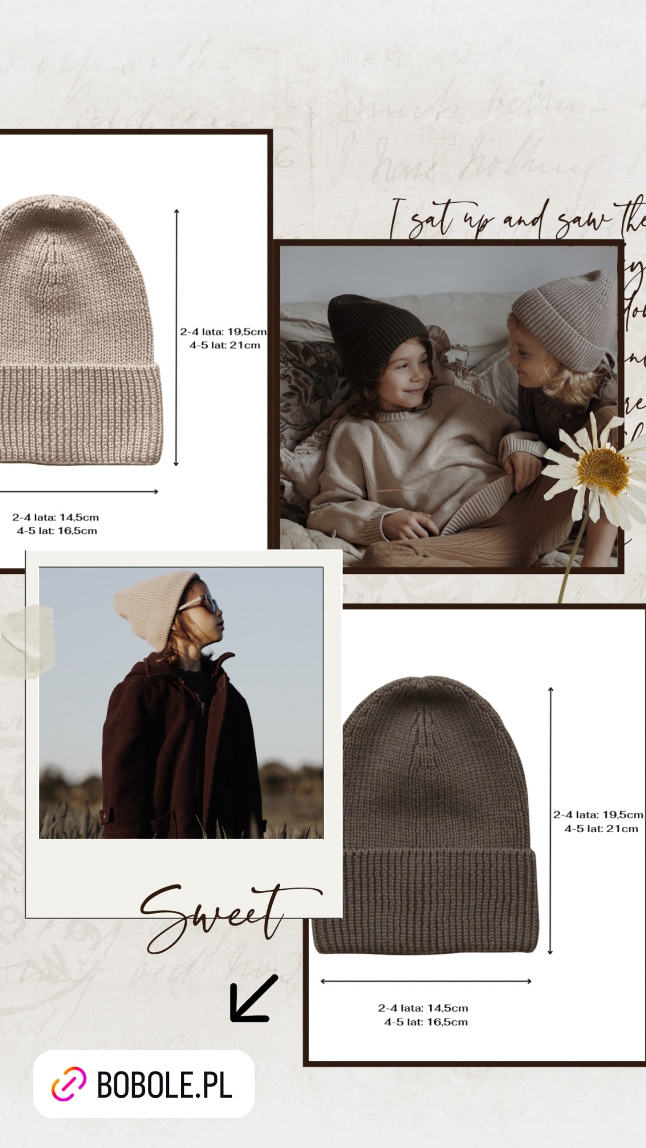 Beanie z przędzy Merynosa