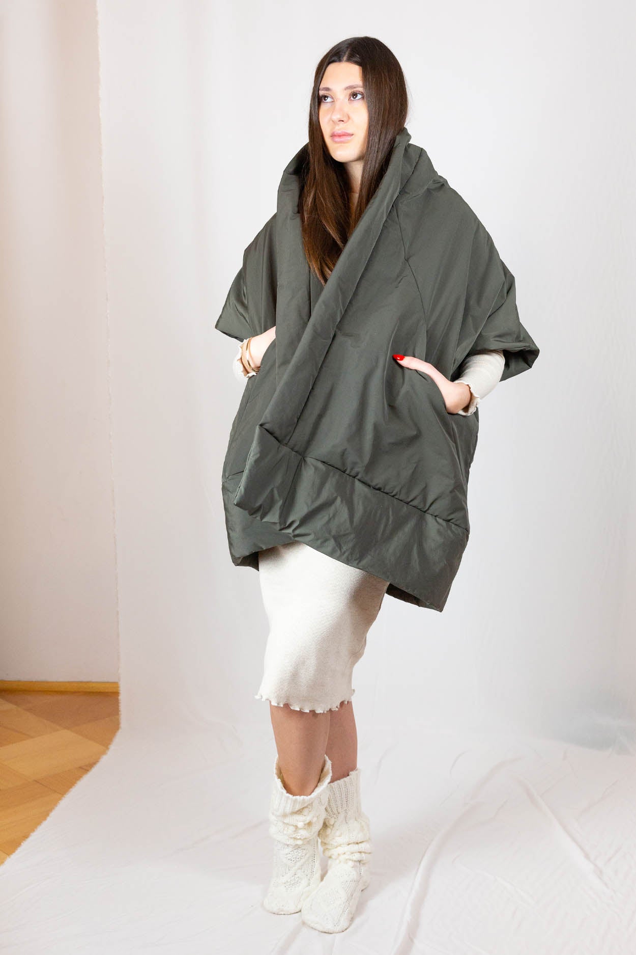 Khaki kamizelka Fiora